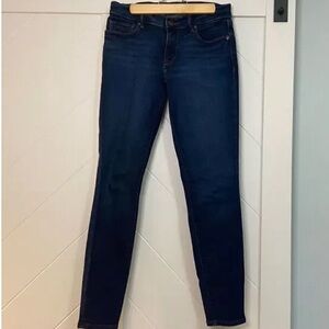 Loft skinny jeans dark wash